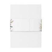 フローラ素朴冬季結婚式 招待状ベリーバンド (裏面例)