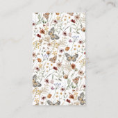 フローラ素朴名刺 名刺 (裏面)