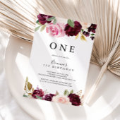 フローラ素朴植物生誕生会 招待状