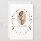 フローラ素朴楕円写真植物学リースプログラム (正面)