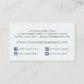 フローラ素朴牛スカルボホシックソーシャルネットワーク 名刺 (裏面)