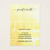 フローラ素朴秋ぼほヘアクリップ表示カード (裏面)