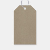 フローラ素朴秋ウィンターウェディング ギフトタグ (裏面)