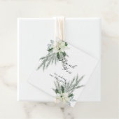 フローラ素朴秋ウィンターウェディング フェイバータグ (インサイチュ)