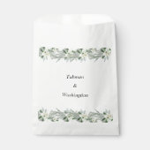 フローラ素朴秋ウィンターウェディング フェイバーバッグ (正面)