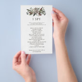 フローラ素朴秋ウィンターウェディングIスパイゲーム チラシ (ハンドル)