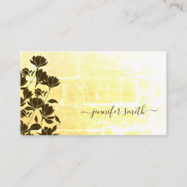 フローラ素朴秋ボホボヘミアンシックな花 名刺