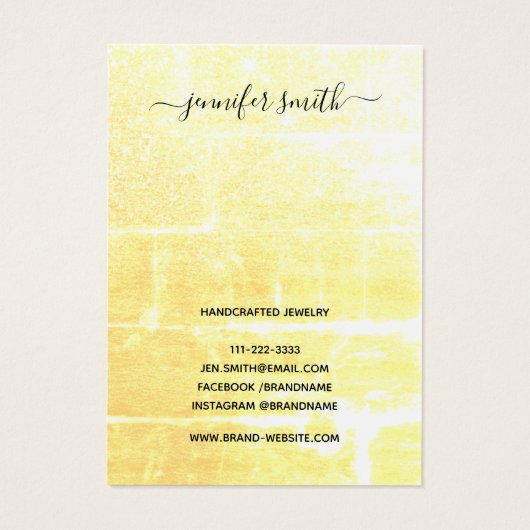 フローラ素朴秋保イヤリング表示カード (裏面)