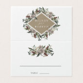 フローラ素朴秋冬季ウェディングテーブル座席表 (外部フラット)