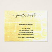 フローラ素朴秋房ブレスレットディスプレイカード (裏面)