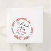 フローラ素朴秋秋サンキューベイビーシャワー フェイバータグ (インサイチュ)