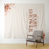 フローラ素朴秋赤ちゃんシャワー写真背景 タペストリー (インサイチュ(横))