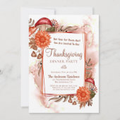 フローラ素朴紅葉感謝祭ディナー 招待状 (正面)