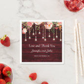 フローラ素朴結婚木 スタンダードカクテルナプキン (インサイチュ)