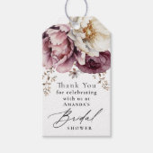 フローラ素朴豊かにありがとう ギフトタグ (正面)