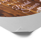 フローラ素朴軽弦木造ブライダルシャワー ポスター (角)