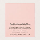 フローラ素朴〔雄ジカの〕枝角シャビーシックバラサンキュー (内部フラット)