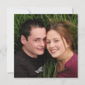 フローラ素朴Letters Woodland Photo日付の保存 セーブザデート (裏面)