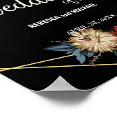 フローラ素朴Magnoliaストリングラ結婚イト ポスター (角)