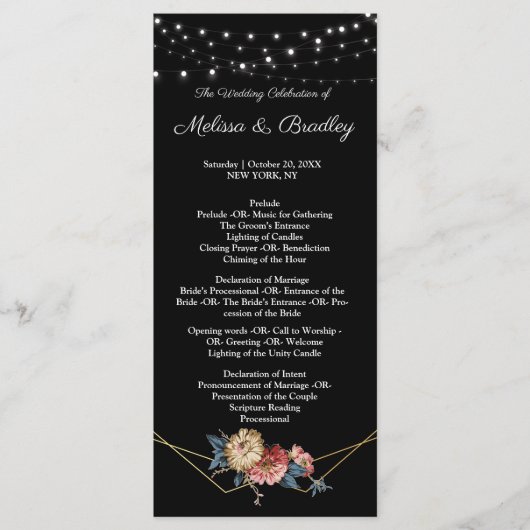 フローラ素朴Magnolia String Lightsプログラム プログラム (正面)