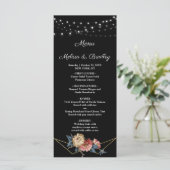 フローラ素朴Magnolia String Lightsメニュー プログラム (スタンド正面)