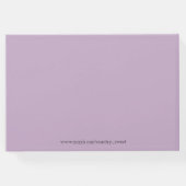 フローラ紫と白フェイクレース国 ゲストブック (裏面)