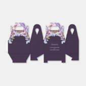 フローラ紫の水の色結婚をありがとう フェイバーボックス (折り畳みなし)