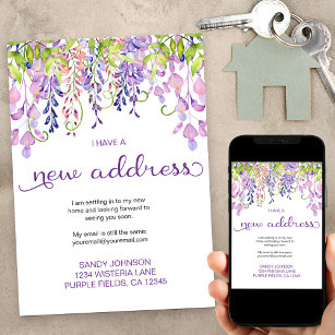 フローラ紫の藤I新しいアドレス移動 案内状