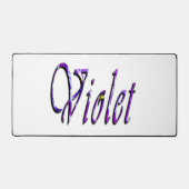 フローラ紫バイオレット名、デスクマット デスクマット (正面)
