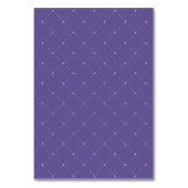 フローラ紫ブライダルシャワーアドバイスカード テーブルナンバー (裏面)