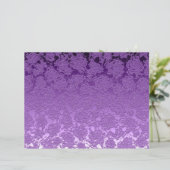 フローラ紫色のメイブカラープリント多肉模様 (スタンド正面)