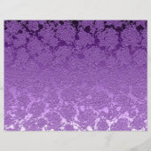 フローラ紫色のメイブカラープリント多肉模様 (正面)