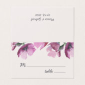 フローラ紫色の水結婚色のテーブル座席表 (外部フラット)