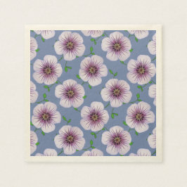 フローラ紫色の花が好きな色 スタンダードカクテルナプキン