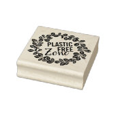 フローラ紫色の花の緑の葉プラスチックフリー ラバースタンプ (スタンプ)