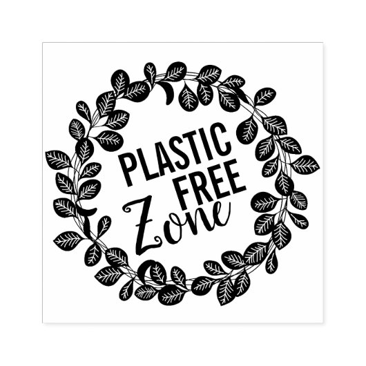 フローラ紫色の花の緑の葉プラスチックフリー ラバースタンプ (インプリント)