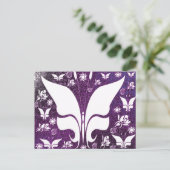 フローラ紫蝶 ポストカード (スタンド正面)
