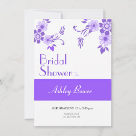 フローラ紫 招待状
