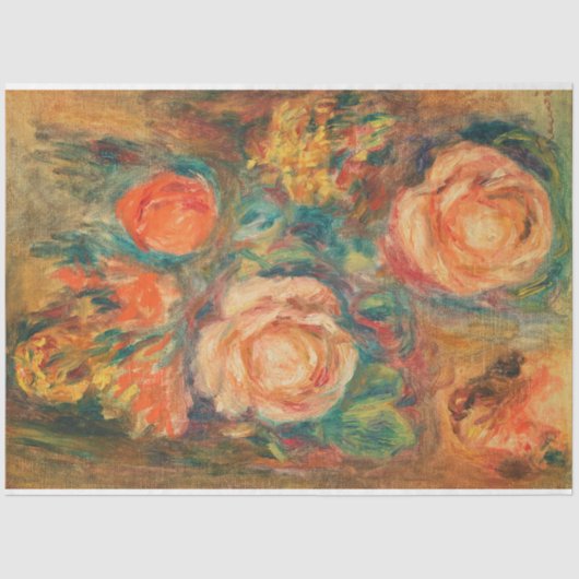 フローラ組織またはデコページ紙 薄葉紙 (正面)