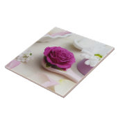 フローラ結婚がロマンチックな運命の運命を花開く タイル (側面)