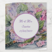 フローラ結婚とことわざナプキンス ワインラベル (シングルラベル)