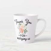 フローラ結婚のお世辞 カフェラテマグ (右)