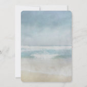 フローラ結婚のアーチ(ネット付き航海の) 招待状 (裏面)