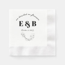 フローラ結婚のイニシャル及び日付