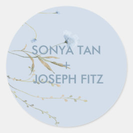 フローラ結婚のインビタット封筒スクエア ラウンドシール