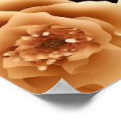 フローラ結婚のウェルカムサインテンプレート ポスター (角)