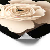 フローラ結婚のウェルカムサインテンプレート ポスター (角)