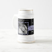 フローラ結婚のスタイン写真ギフト ビールジョッキ (正面左)