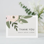 フローラ結婚のスプリグ – フラットサンキューカード サンキューカード (スタンド正面)