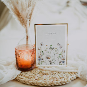 フローラ結婚のテーブルカード